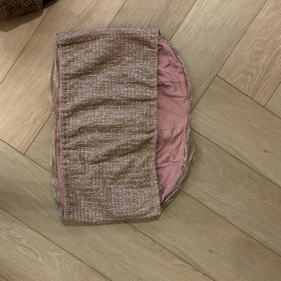 NWOT ANTHROPOLOGIE metallic tube top 2X - Picture 4 of 5